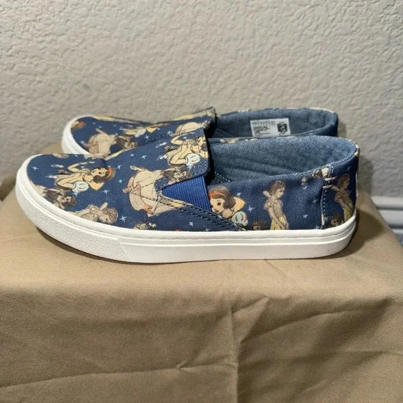 Disney x TOMS Snow White Youth Luca Slip-On Size Y3 - Picture 4 of 10